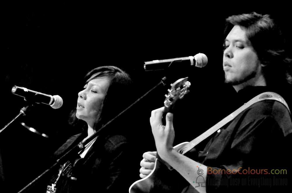 Sabahan songwriting duo Rozella Mahjhrin (left) and Rene Barrow (right).