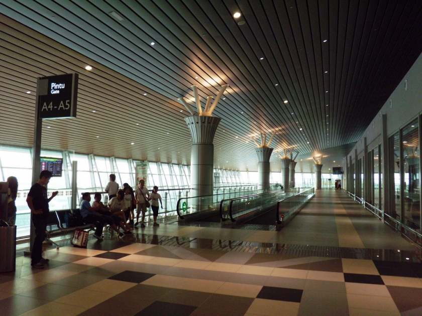 Passengers waiting for the flights at the Kota Kinabalu International Airport. Photo: AFP/Malay Mail Online