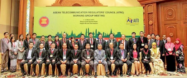 The ASEAN Telecommunication Regulators’ Council Joint Working Group and Working Group Meeting at The Rizqun International Hotel. Photo: AITI/The Brunei Times
