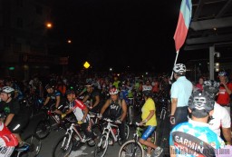 The event was flag-off at 8pm sharp.