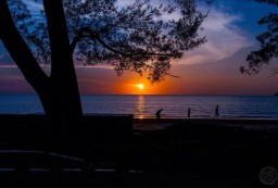 Tanjung Aru beach at sunset. Photo via Save Tanjung Aru Beach Facebook page